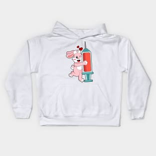 Rabbit Nurse Syringe Kids Hoodie